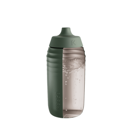 Keego drinking bottle plastic titanium 0.5L gravel green